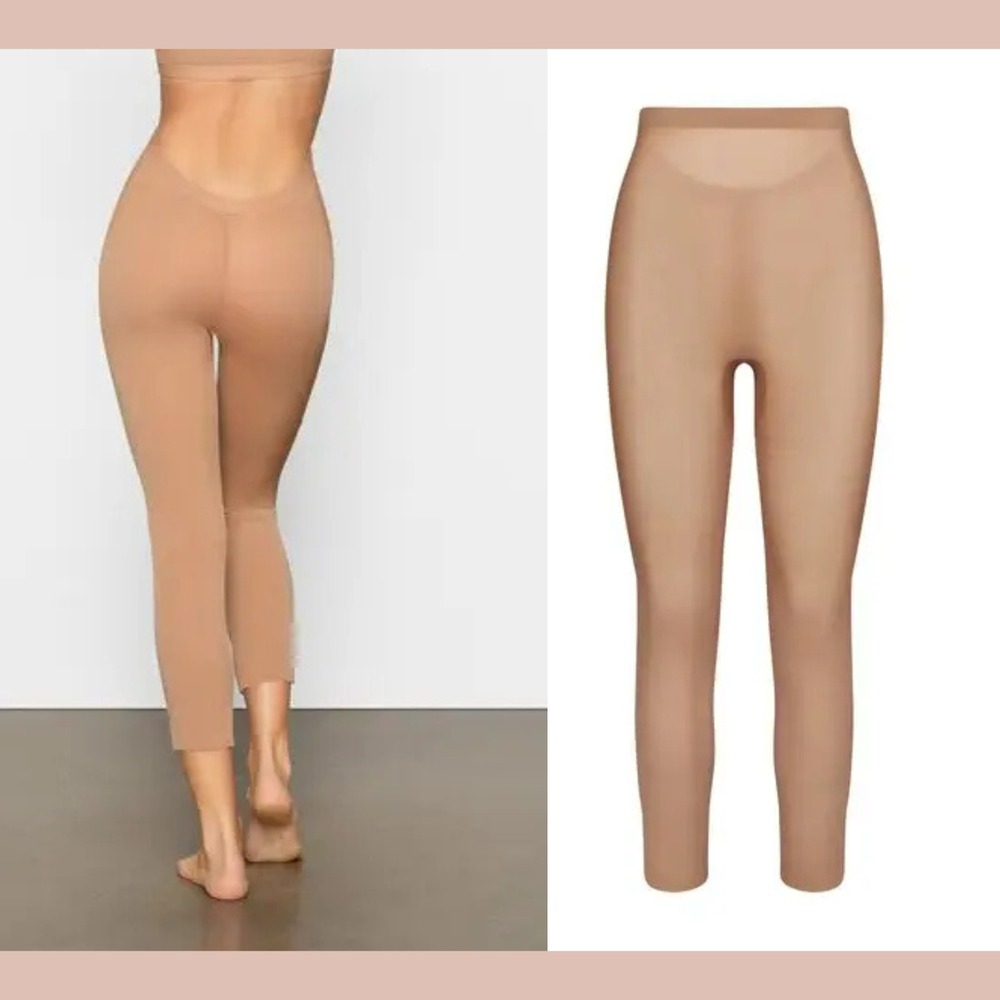 NEW $72 SKIMS [‎ 4X ] Sheer Sculpt Low Back Legging in Nude #6959